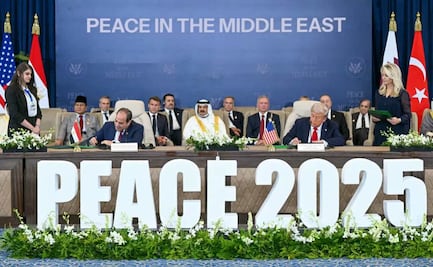 Trump y homólogos de Egipto, Qatar y Turquía firman fin de la guerra en la Franja de Gaza
