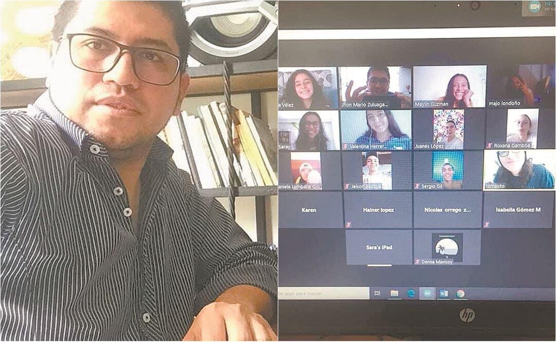 Jhon Mario, profesor en la Universidad Católica de Pereira en Colombia, también es director del programa de Comunicación en su plantel. Fotos: CORTESÍA