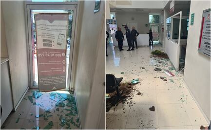 Con palos y piedras irrumpen y dañan instalaciones del Centro de Justicia de Coacalco
