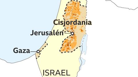 Conflicto israelí-palestino: 6 mapas que muestran cómo ha cambiado el territorio palestino en las últimas décadas