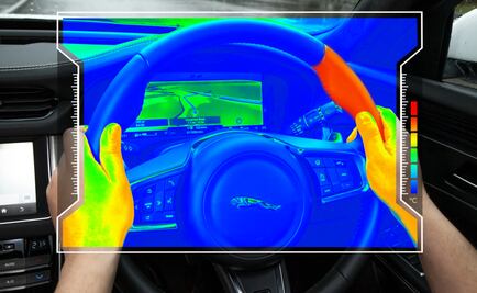 Este volante te guiará mediante cambios de temperatura