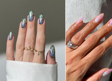 5 diseños hermosos de uñas mariposa, súmate a la tendencia