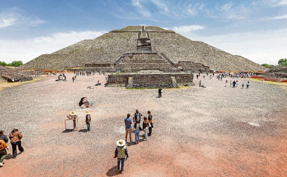 Zonas arqueológicas como Teotihuacán serán vigiladas “con esmero”, como destaca el contrato. Foto: Archivo / EL UNIVERSAL