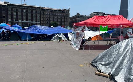 CNTE mantiene plantón indefinido en Zócalo de la CDMX; "logros no son suficientes", afirman 