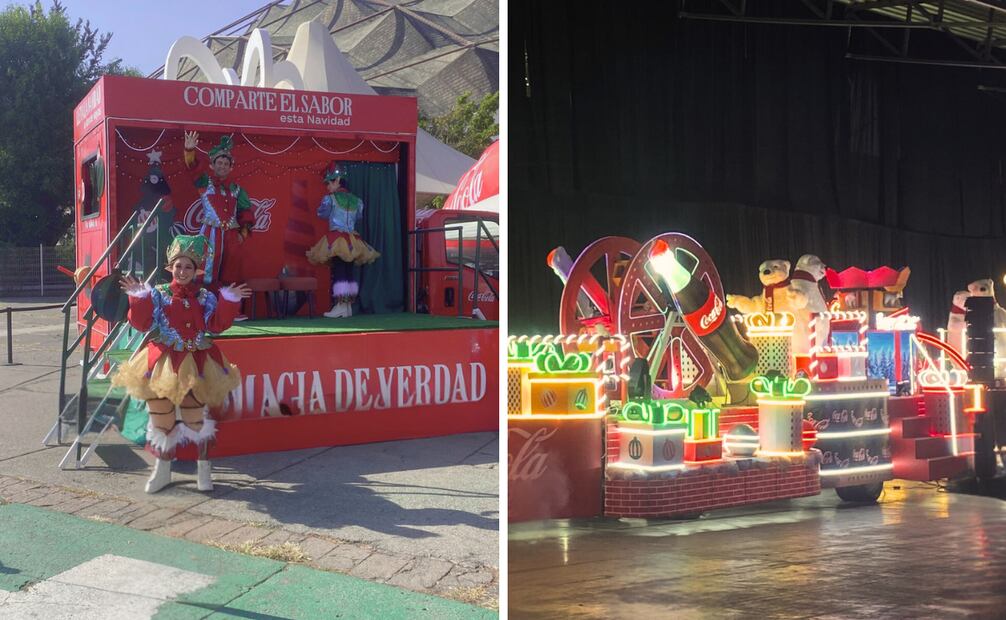 Cada año, el desfile es acompañado de personajes icónicos como Santa Claus, los famosos osos polares de Coca-Cola y muchos otros elementos que dan vida a la esencia navideña. Foto: El Universal