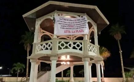 Aparecen “narcomantas” contra tráfico de fentanilo, ahora en Baja California Sur