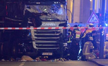 Circula video de camión tras ataque en mercado de Berlín