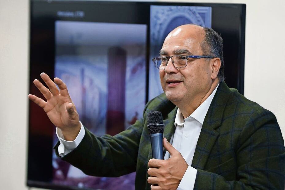 Leonardo López Lujan en EL UNIVERSAL. El arqueólogo es director de una de las investigaciones más importantes del país: el Proyecto Templo Mayor.Berenice Fregoso / El Universal