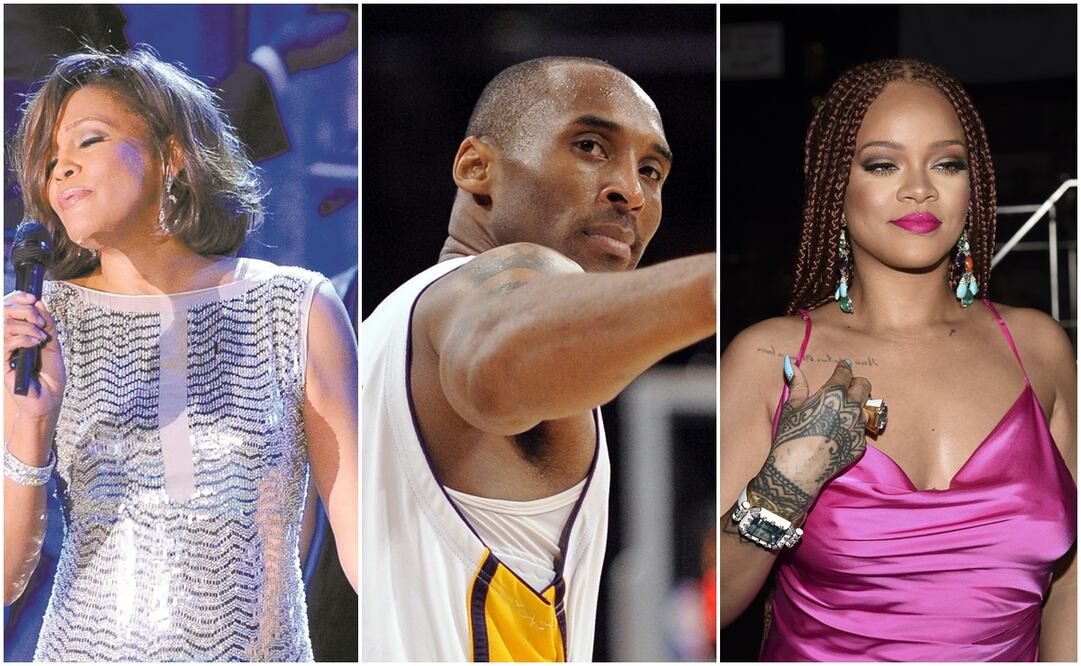 Whitney Houston, Kobe Bryant y Rihanna han sido algunos de los famosos que han 