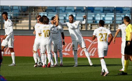 El Real Madrid derrota al Eibar en el Alfredo Di Stéfano 