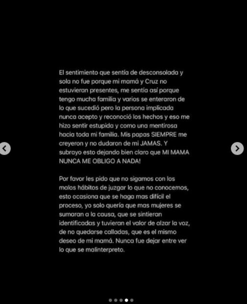 Alicia Villarreal es "atacada" en redes sociales; sale su hija a defenderla 