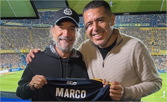Juan Román Riquelme se rinde ante Marco Antonio Solís: "Usted es el ídolo de mi mamá"