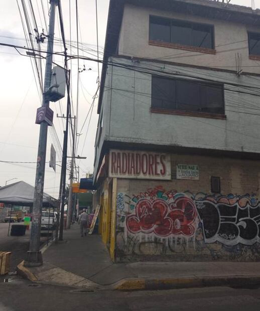 Calle perteneciente a la colonia Santo Domingo, en Coyoacán, donde estudiantes afirman haberse sentido inseguras. Foto: Jessica López