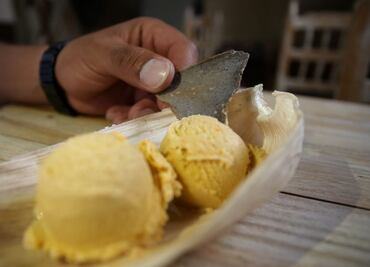 Crean en Puebla el helado de flor de cempasúchil
