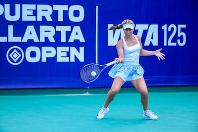 Así se jugarán los Cuartos de Final del WTA 125 Puerto Vallarta Open; tenistas europeas marcan dominio