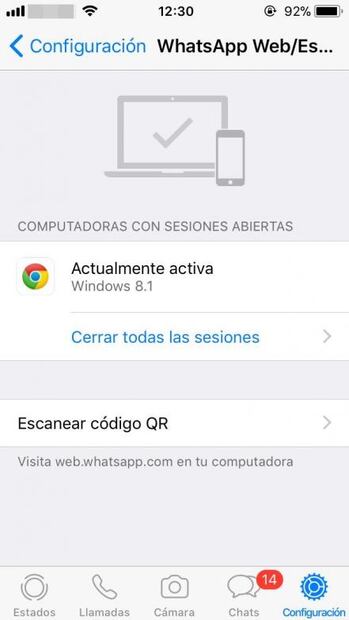 Protege tu WhatsApp Web para que nadie te espíe