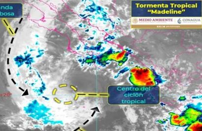 Tormenta Madeline perderá fuerza este martes; prevén lluvias intensas en 8 estados