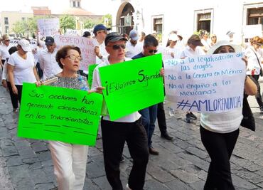 Realizan en los estados marcha contra AMLO