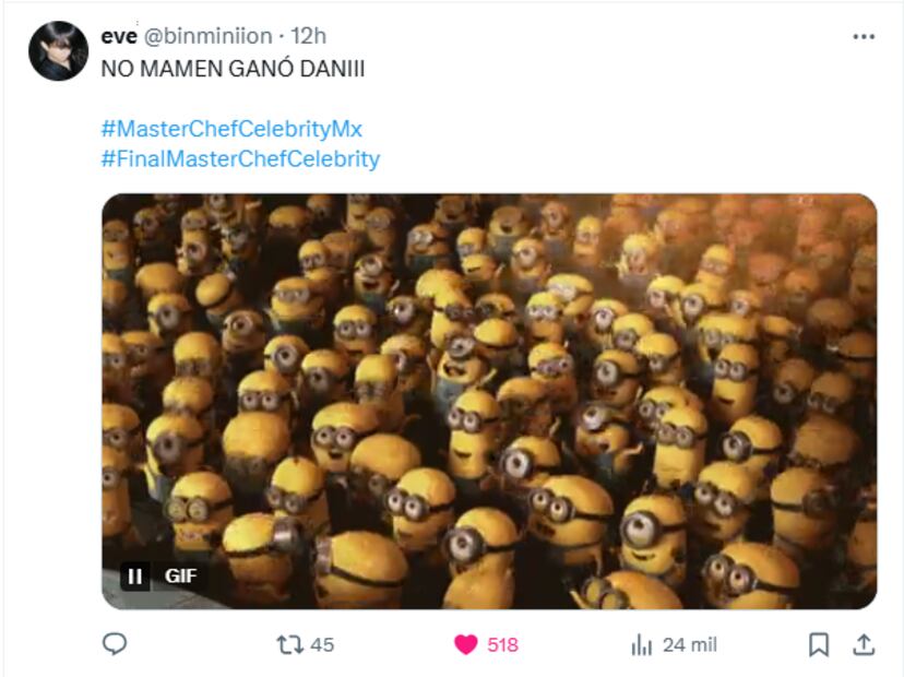 Muchos usuarios celebraron con emoción la gran victoria del millenial. Foto: X