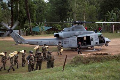 Nepal: Desaparece helicóptero militar de EU durante rescate