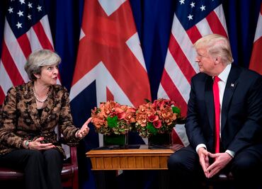Trump visitará el Reino Unido el 13 de julio para reunirse con Theresa May