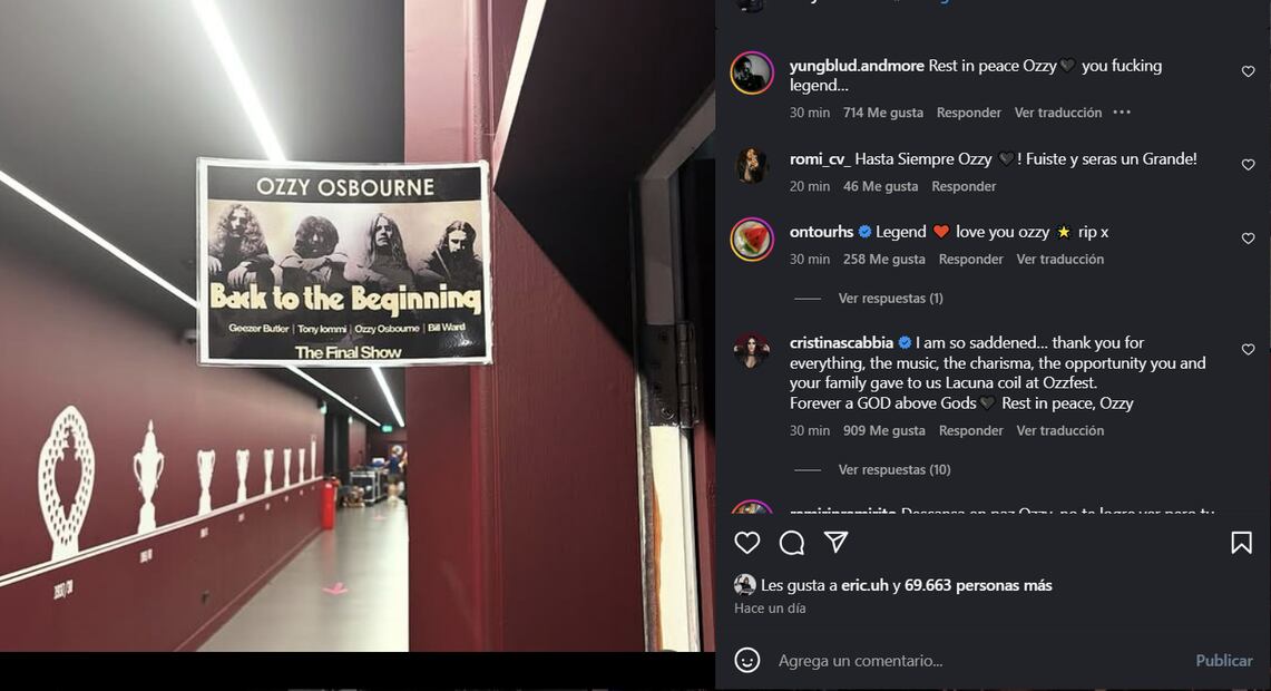 En su última publicación de Instagram —compartida apenas un día antes de que se diera a conocer su fallecimiento.
Foto: Captura de pantalla en X