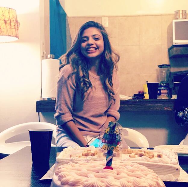 Daniela Parra celebrando su cumpleaños 21.
Foto: Instagram