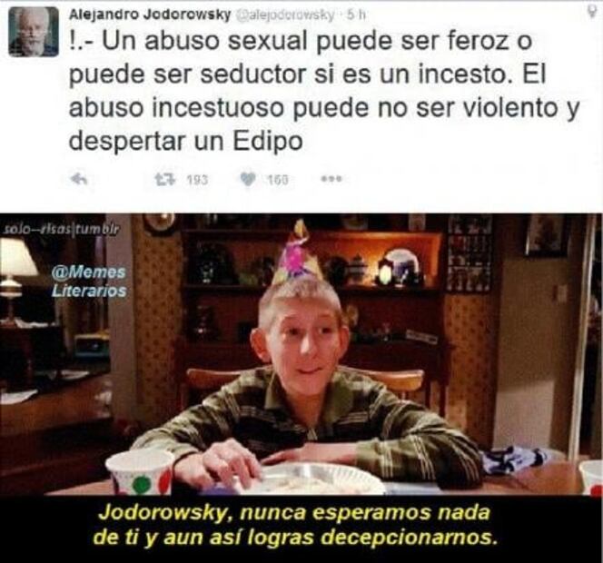 Polémicas declaraciones de Jodorowsky generan memes