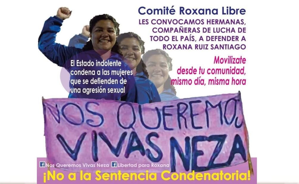 La joven oaxaqueña de 23 años, recibió el pasado 15 de mayo en los juzgados Neza-Bordo, una pena de 6 años 2 meses y 10 días. Foto: Especial
