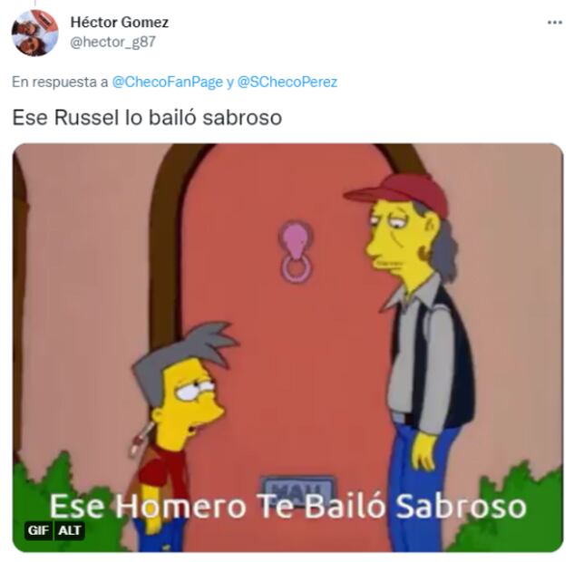 Checo Pérez, víctima de los memes tras perder el podio en el GP de Francia