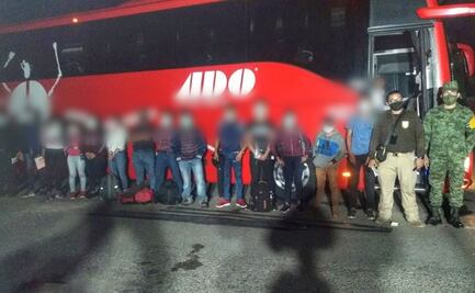 Aseguran a 85 migrantes en tres municipios de Veracruz