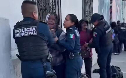 Detienen a familia originaria de Honduras por agredir a policías en Pachuca; entre ellos, hay 3 menores