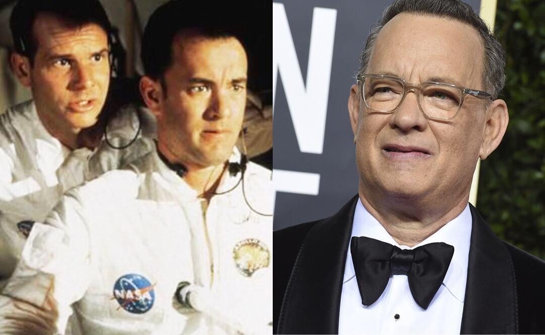 Tom Hanks interpretó a Jim Lovell, quien fue el comandante de la misión Apolo 13 en la película homónima.
Foto: IMDb y AP, archivo