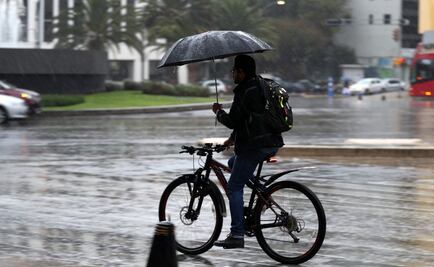 Cae lluvia de ligera a fuerte en alcaldías de la Ciudad de México