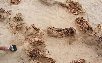 Hallan sacrificio masivo de niños de la época precolombina