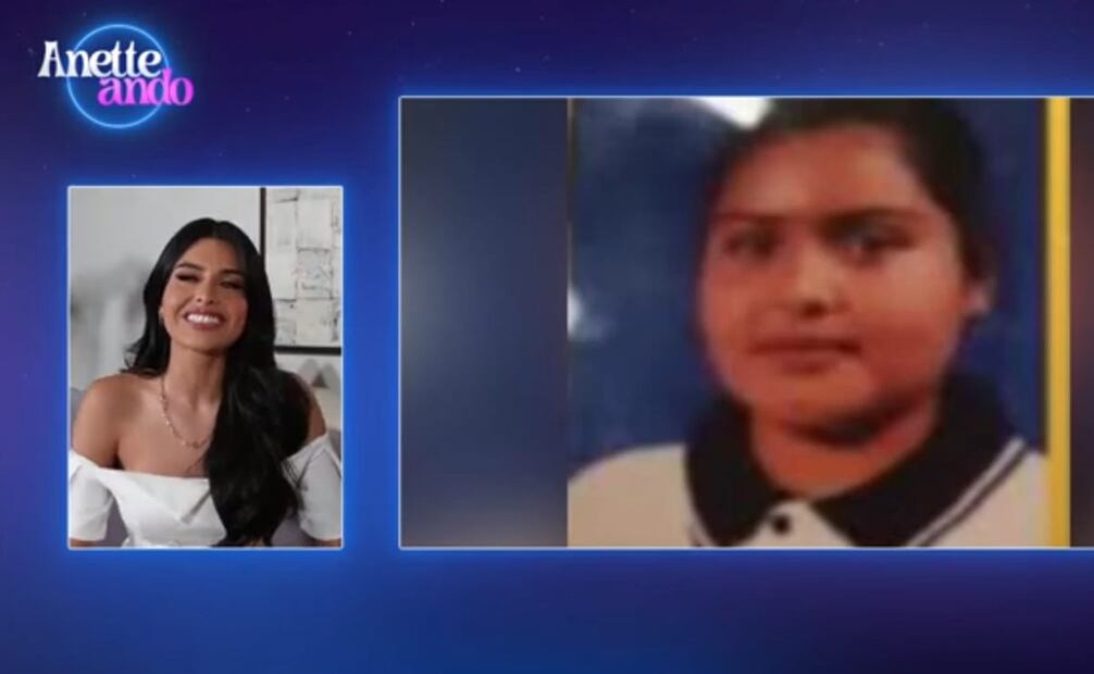 Los problemas alimenticios de la conductora Kristal Silva comenzaron en su niñez. Foto: Programa Anetteando.