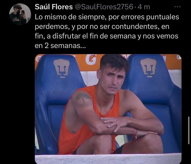 Los memes de la derrota de Pumas