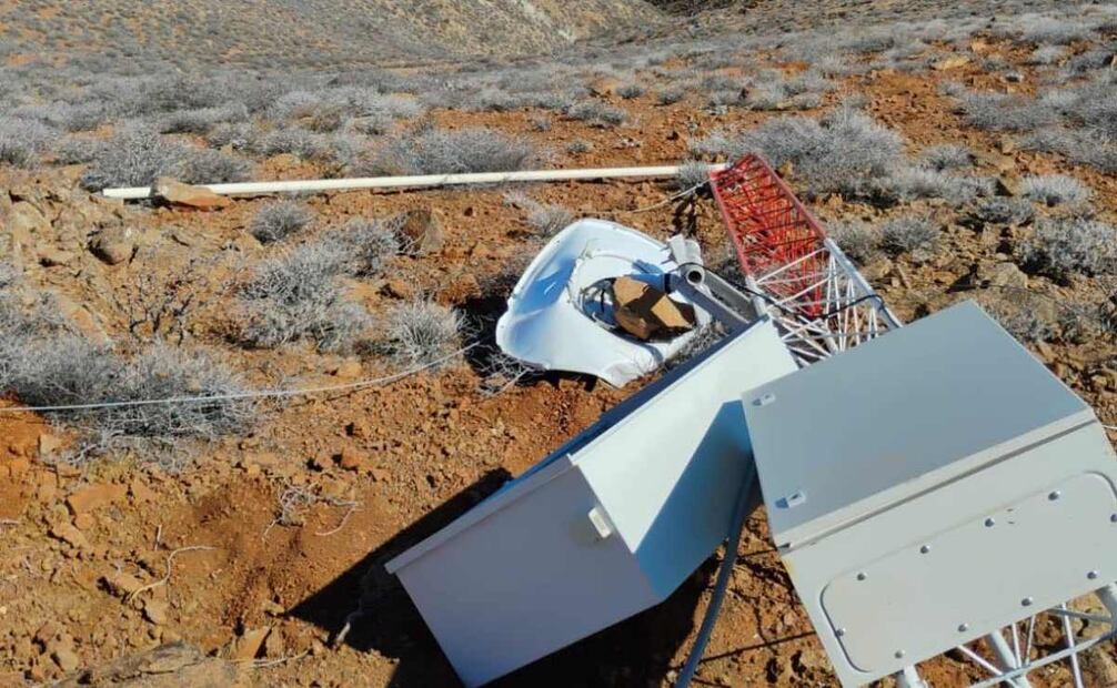 La Secretaría de Marina Armada de México informó del retiro de estas antenas no autorizadas (24/07/2025). Foto: Especial