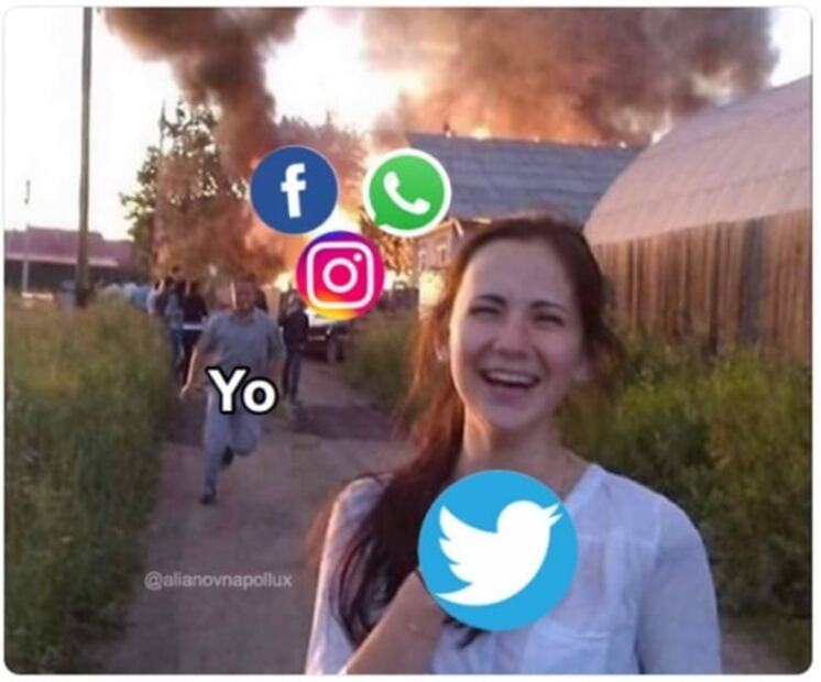 Los memes de las fallas de Facebook, Instagram y WhatsApp