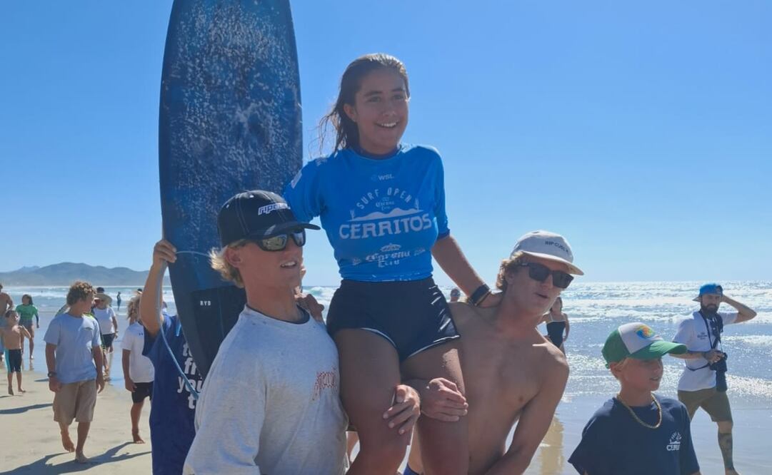 ‘Coco’ Bonilla repite en el trono y es bicampeona del Corona Cero Surf Open Cerritos 2025 / Foto: Agustín Elías - EL UNIVERSAL