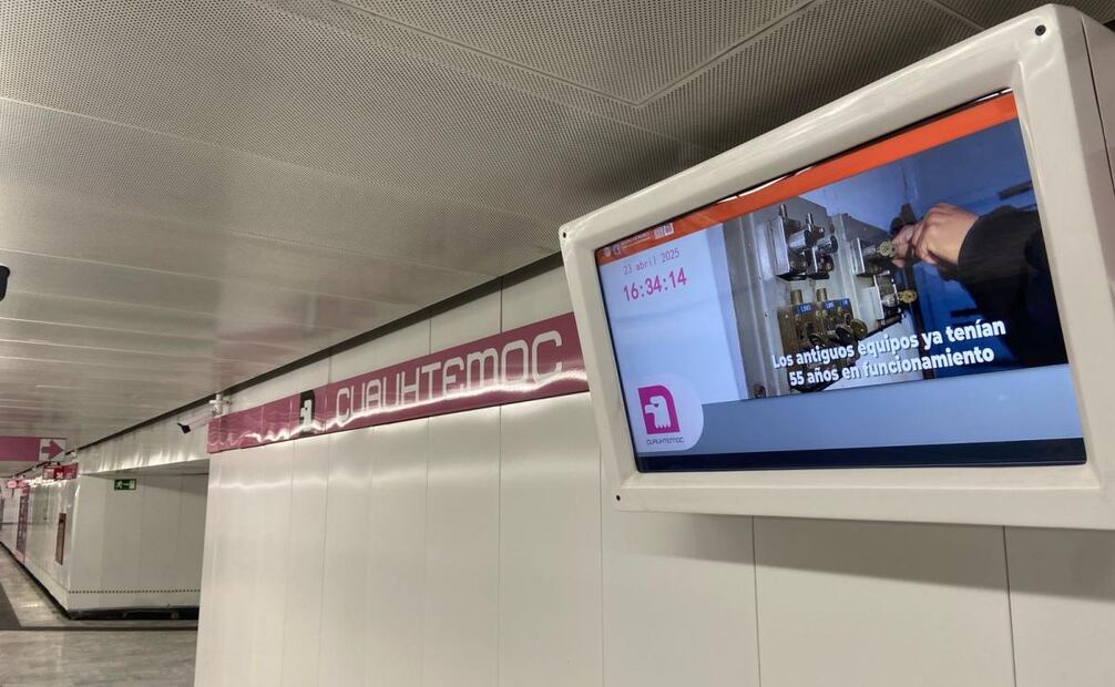 Capitalinos descubren las remodelaciones de la nueva Línea 1 (23/04/2025). Foto: Juan Carlos Williams / EL UNIVERSAL