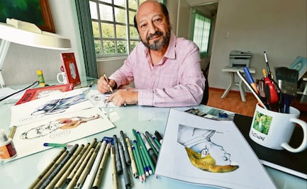 “Rius es el parteaguas de la caricatura en México”: Kemchs, caricaturista