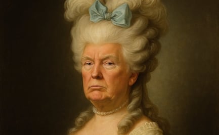 Gobernador de California se vuelve a burlar de Trump: lanza meme donde lo ridiculiza como María Antonieta