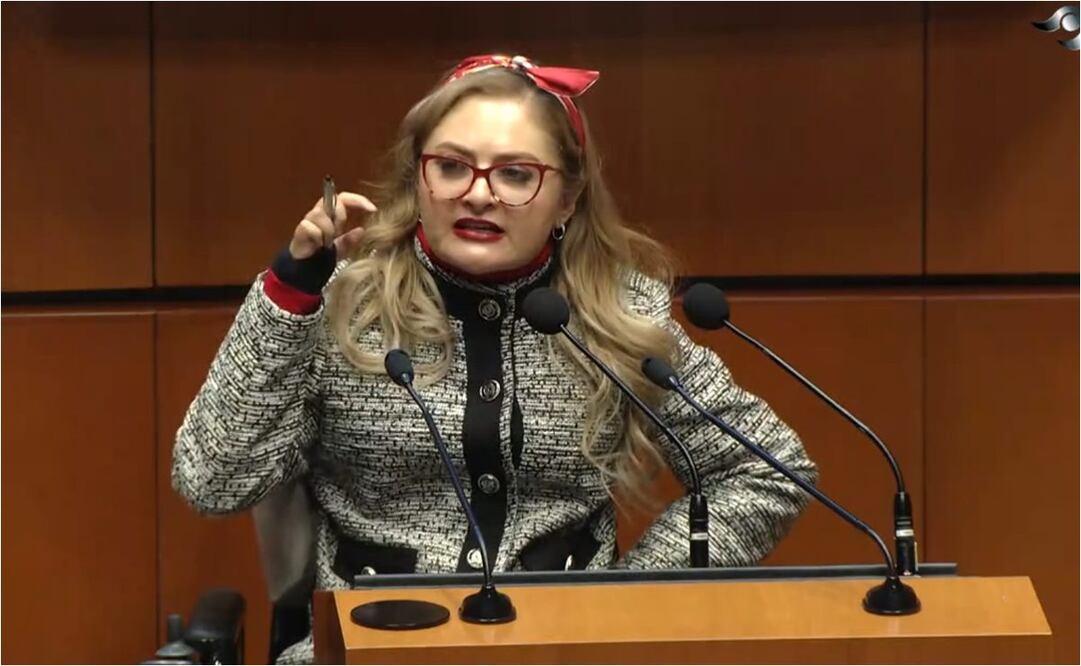 Claudia Anaya, senadora del PRI. Foto: Captura de pantalla