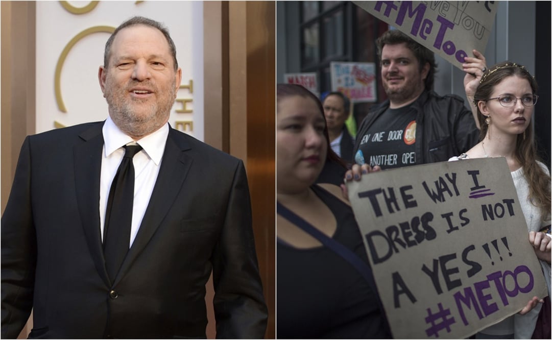 El productor Harvey Weinstein fue uno de los primeros en ser denunciado bajo este hashtag, lo que le costó su expulsión de la Academia de Artes y Ciencias Cinematográficas, así como su destitución de The Weinstein Company. Foto: AP y AFP