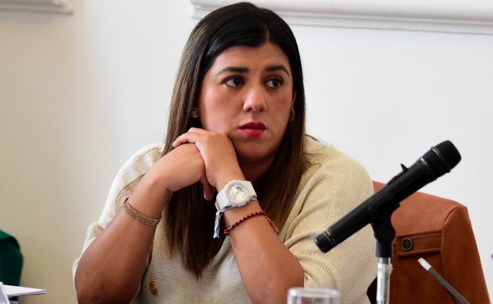 Presidenta de la Comisión de Puntos Constitucionales del Congreso de la Ciudad de México (13/03/2025). Foto: Especial