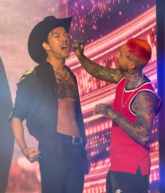 Christian Nodal y Belinda: José Manuel Figueroa y Roger González se burlan del truene