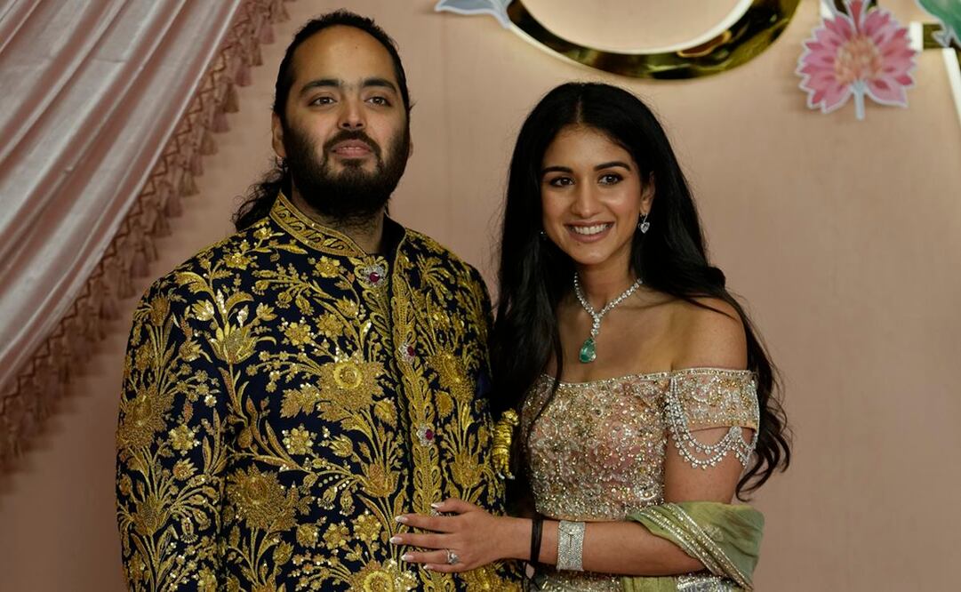 Boda de Anant Ambani y Radhika Merchant. Foto: AP