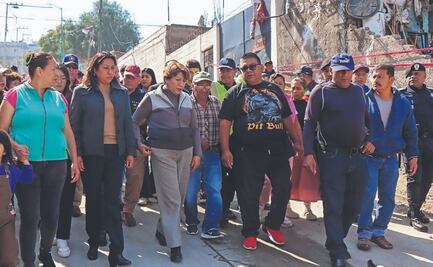 Acude gobernadora a zona de explosión