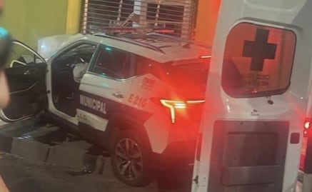 Hombre roba patrulla de Policía Municipal de Hermosillo; la estrella contra papelería